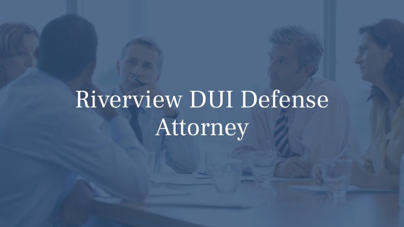 Riverview DUI Defense Attorney