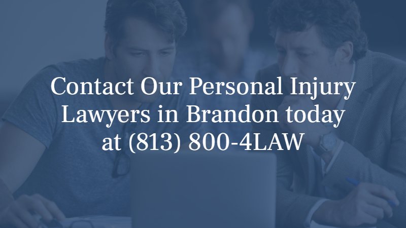 Contact Our Personal Injury Lawyers in Brandon today